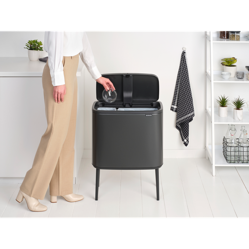 Kosz BO Touch Bin 11+23l Confident Grey BRABANTIA