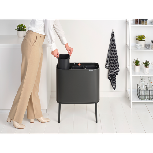 Kosz BO Touch Bin 3  x 11l Confident Grey BRABANTIA