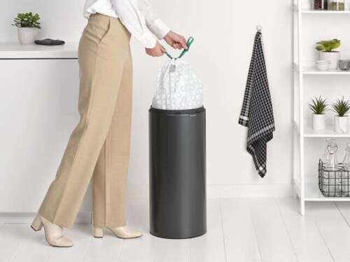 Kosz Touch Bin New 30l Confident Grey BRABANTIA