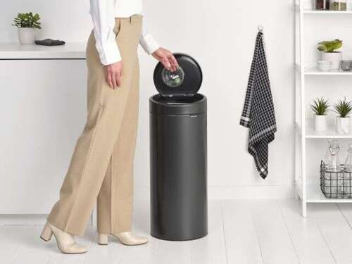 Kosz Touch Bin New 30l Confident Grey BRABANTIA