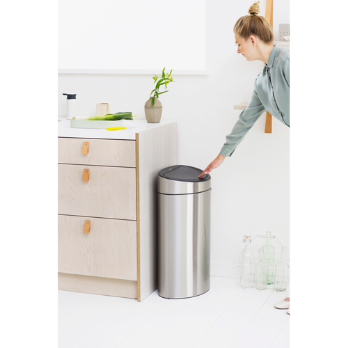 Kosz Touch Bin do segregacji 23l + 10l stal matowa BRABANTIA