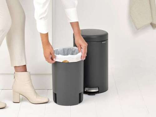 Kosz pedałowy NewIcon 12l Mineral Infinite Grey BRABANTIA