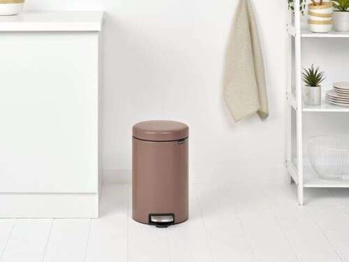 Kosz pedałowy NewIcon 12l Satin Taupe BRABANTIA