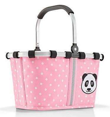 Koszyk carrybag XS kids panda dots pink REISENTHEL