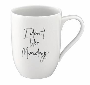 Kubek 280ml I don't like mondays Statement  VILLEROY BOCH