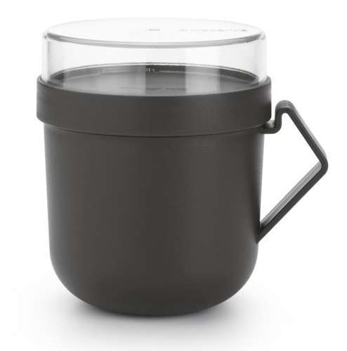 Kubek na zupę 600ml Make&Take Dark Grey BRABANTIA