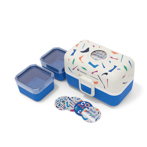 Lunchbox dziecięcy Tresor Catimini Blue Terrazzo MONBENTO 