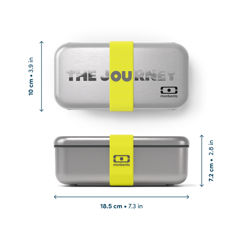 Lunchbox stalowy 700ml Sense The Journey MONBENTO