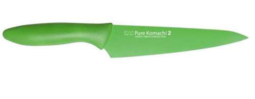 Nóż uniwersalny 15 cm zielony PURE KOMACHI 2 KAI