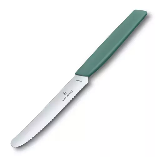 Nóż ząbkowany 11cm Swiss Modern sage VICTORINOX