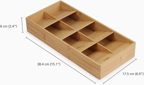 Organizer na sztućce duży DrawerStore™ Bamboo JOSEPH JOSEPH