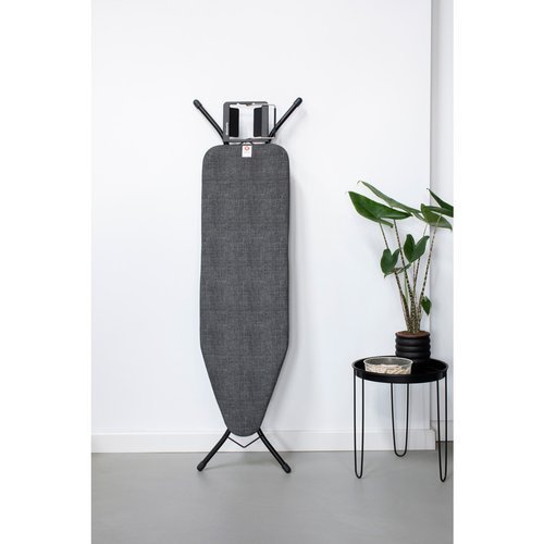 Pokrowiec na deskę rozmiar B (124x38 cm) 8mm Denim Black BRABANTIA