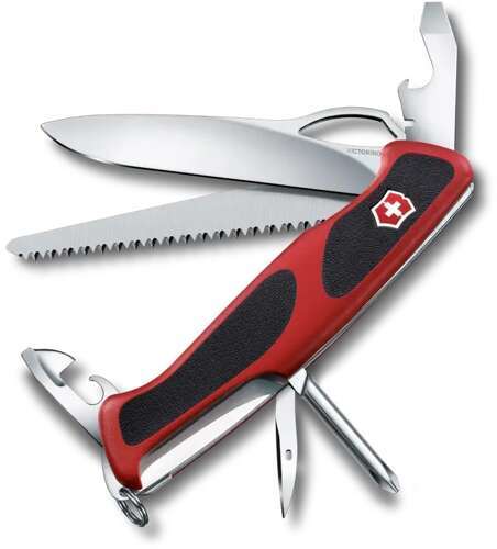 Scyzoryk Ranger 78 M Grip czerwono-czarny VICTORINOX