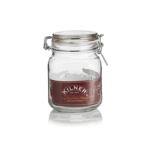 Słoik 1 l Square Clip Top Jar KILNER