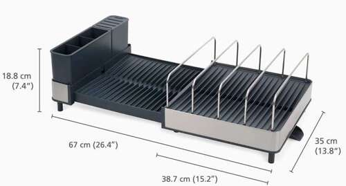 Suszarka do naczyń Extend™ Max stainless-steel JOSEPH JOSEPH