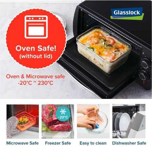 Szklany pojemnik 1780 ml Oven Smart Glasslock