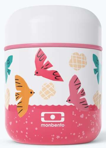 Termos obiadowy 280ml Capsule pink Birds MONBENTO