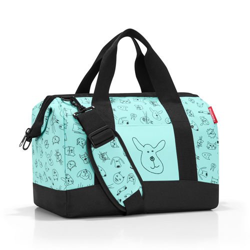 Torba allrounder kids M cats and dogs mint REISENTHEL