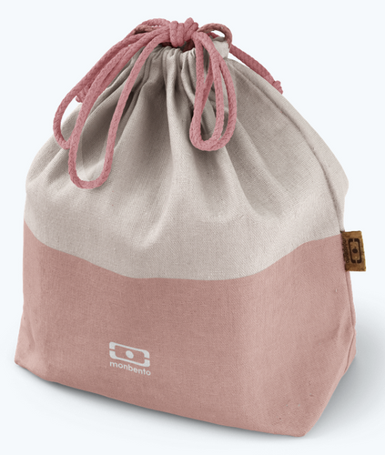 Torba na lunch Pochette L natural flamingo MONBENTO