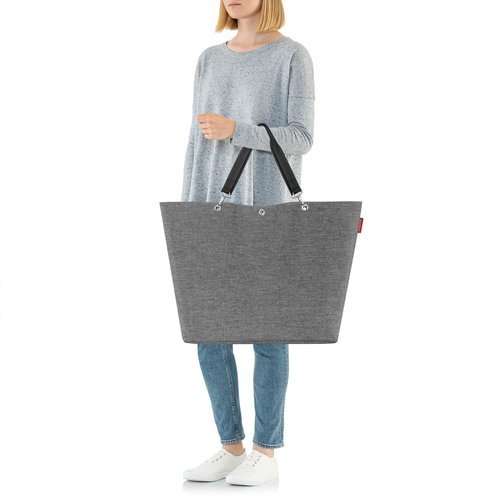 Torba shopper XL twist silver REISENTHEL