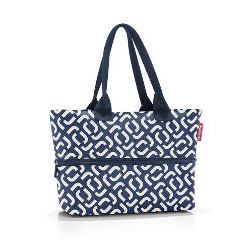 Torba shopper e1 signature navy REISENTHEL