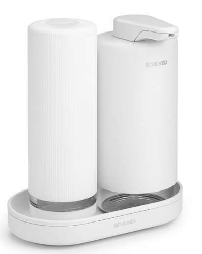 Zestaw 2 dozowników SinkStyle Mineral Fresh White BRABANTIA