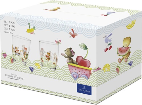 Zestaw 2 szklanek 200ml Hungry as a Bear VILLEROY BOCH