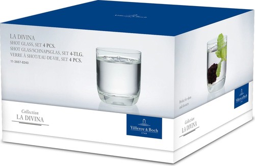 Zestaw 4szt. kieliszków do shotów 60 ml La Divina VILLEROY BOCH