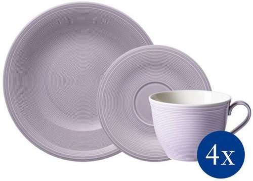 Zestaw kawowy 12el. (4-osobowy) Color Loop Blueblossom VILLEROY BOCH 