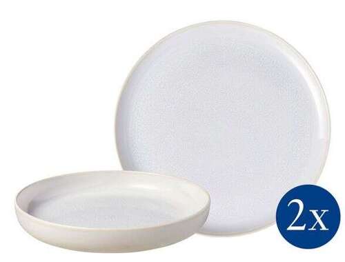 Zestaw obiadowy 4el. (dla 2 osób) Crafted Cotton VILLEROY BOCH 